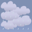 Overcast, light drizzle, mist